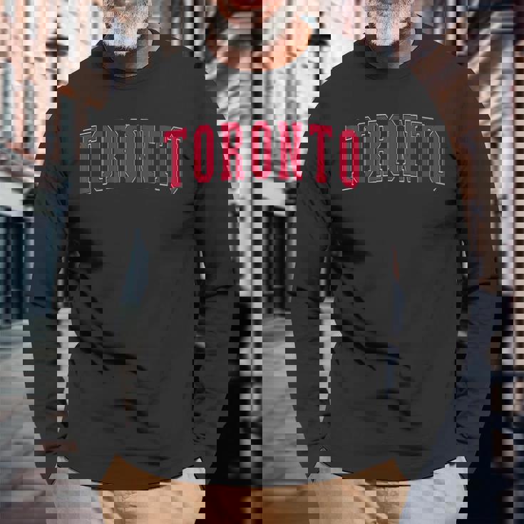 トロント カナダ 恋人 カナダのバケーション お土産 トロント 長袖Tシャツ 高齢者への贈り物