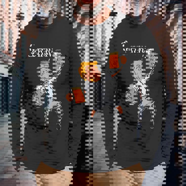 ドイツのお土産 ドイツビール 長袖Tシャツ 高齢者への贈り物