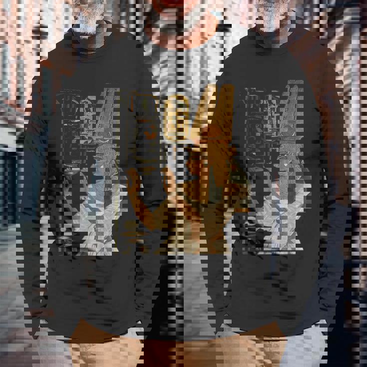 ネフェルタリ女王 古いエジプトファラオ家族 誕生日 クリスマスギフト 長袖Tシャツ 高齢者への贈り物