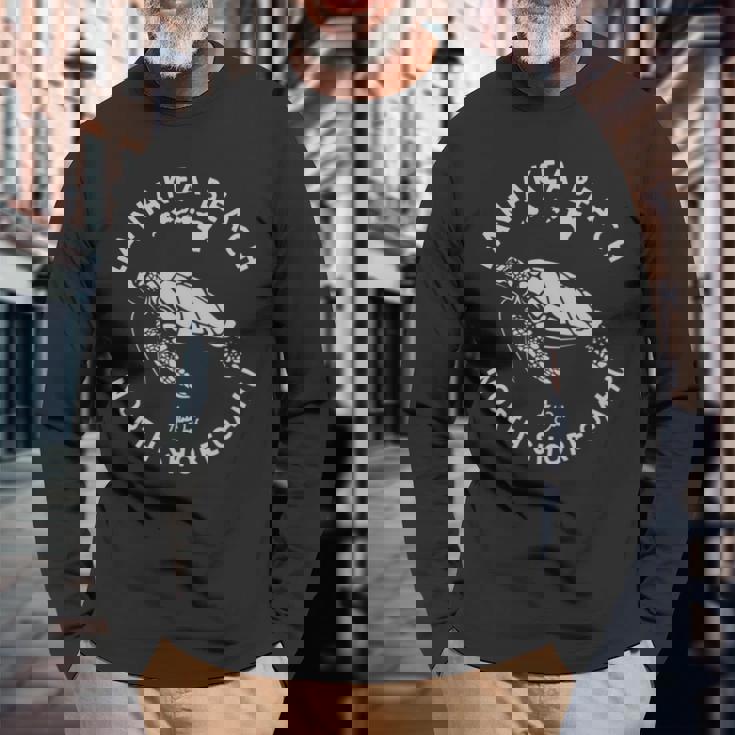 ハワイ ホヌ ウミガメ ラニアクア ビーチ ノースショア オアフ島 長袖tシャツ 長袖Tシャツ 高齢者への贈り物