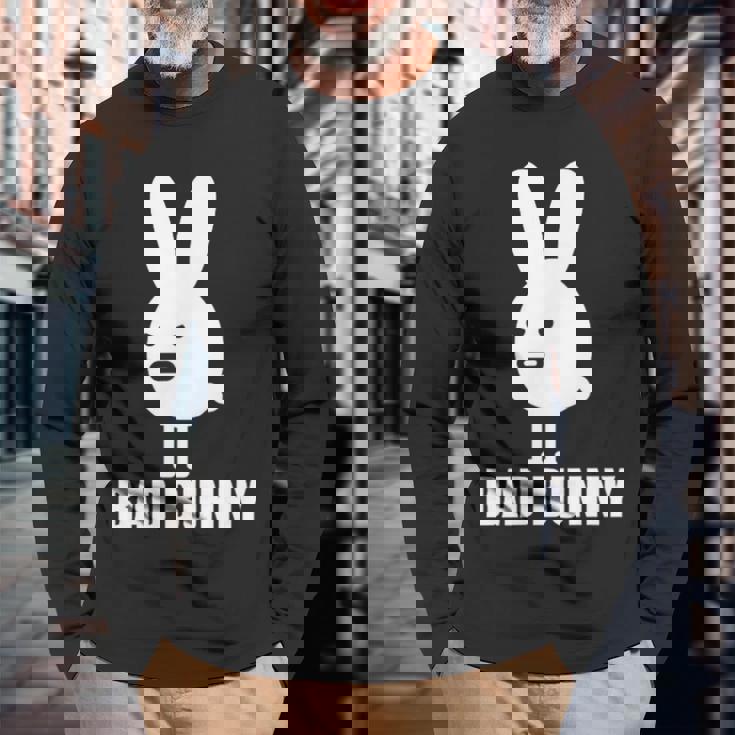 バッドバニー 長袖Tシャツ 高齢者への贈り物