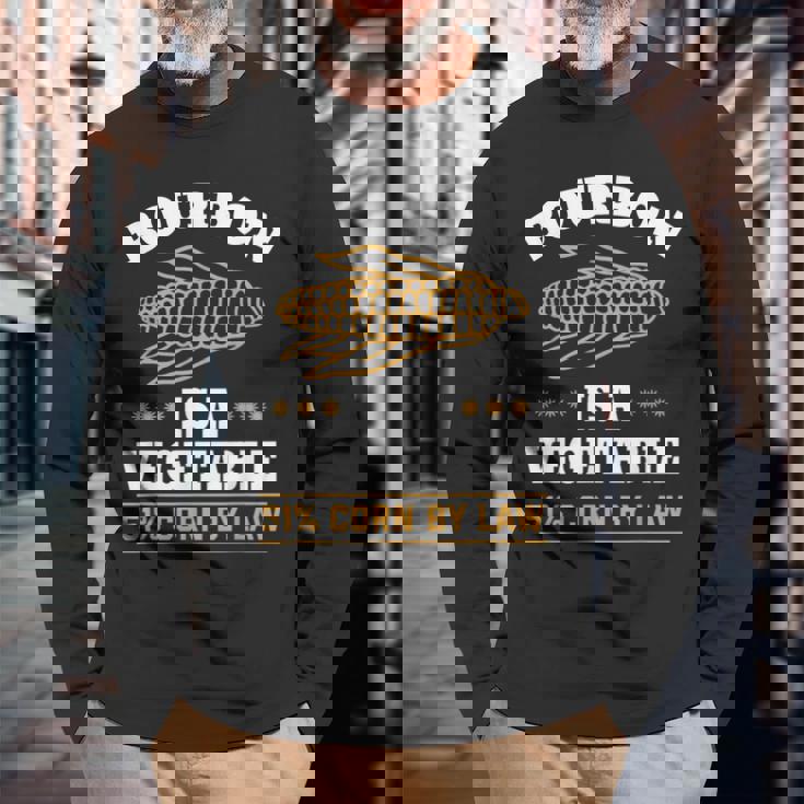 バーボンは野菜 コーンウイスキー バーボン 飲み方 長袖Tシャツ 高齢者への贈り物