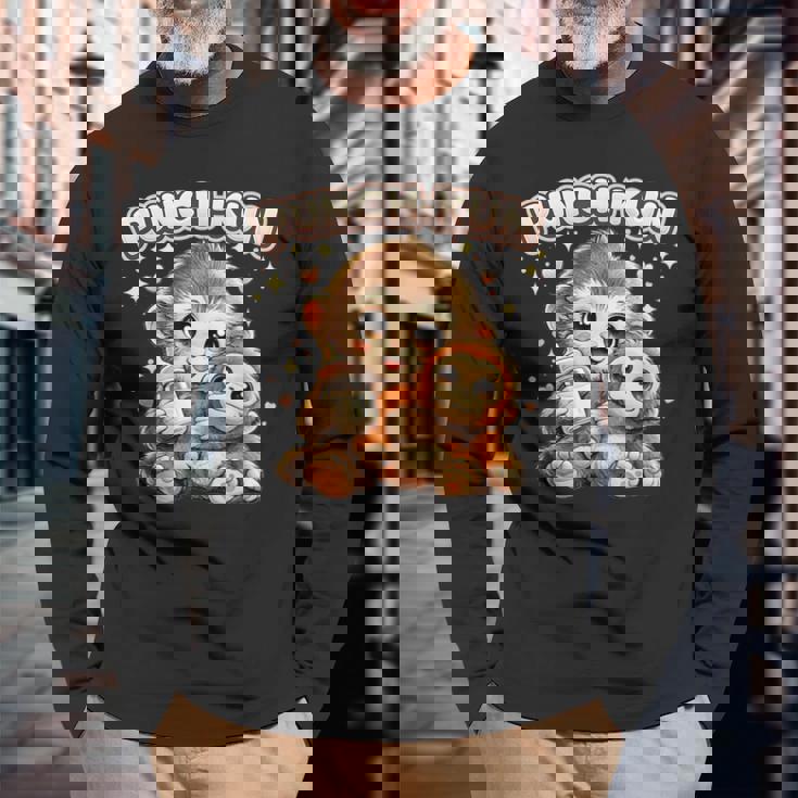 パンチくん ベビースノーモンキー 日本おもちゃ オランウータン 長袖Tシャツ 高齢者への贈り物