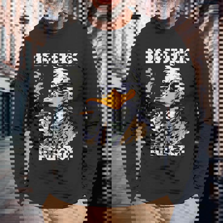 ビッグダックエナジー 長袖tシャツ 長袖Tシャツ 高齢者への贈り物