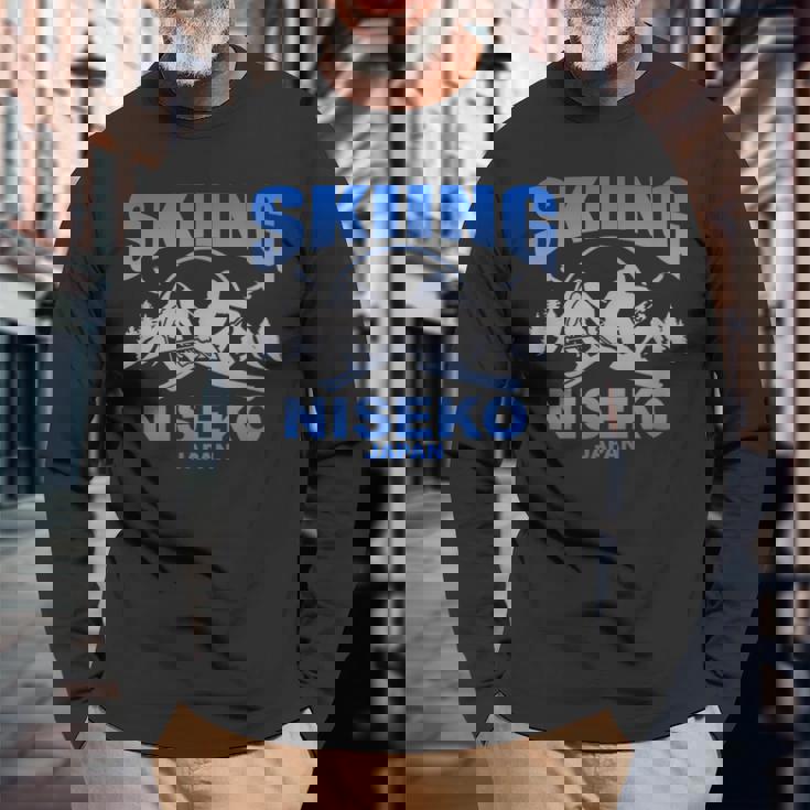 フリーライド スキー ニセコジャパン 長袖Tシャツ 高齢者への贈り物