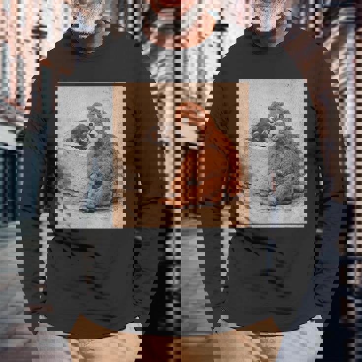 ベビーモンキーパンチ 長袖Tシャツ 高齢者への贈り物