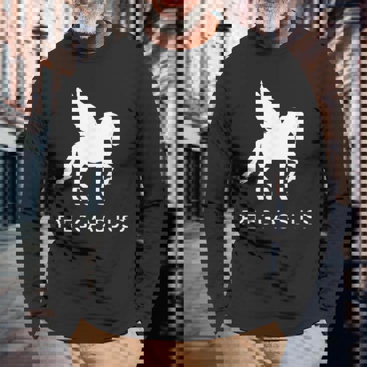 ペガサス コスチューム クラシック ギリシャ伝説 馬 ペガサス コスチューム 長袖Tシャツ 高齢者への贈り物