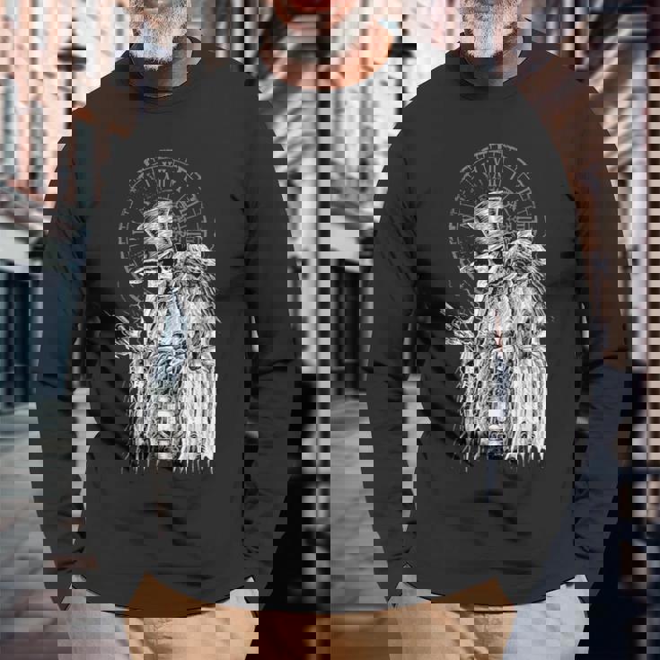 ペスト・ドクター 長袖Tシャツ 高齢者への贈り物