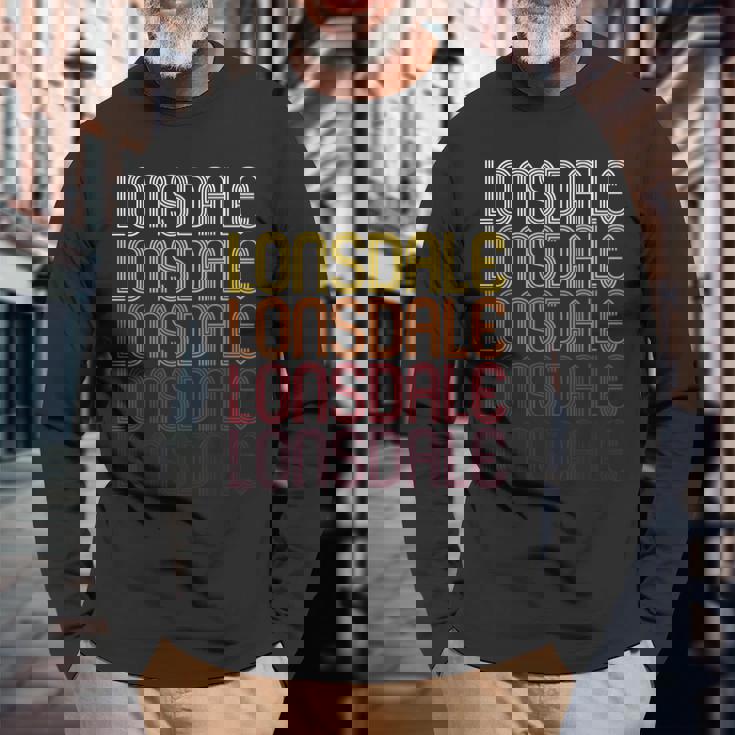 ミネソタ州ロンズデール 長袖Tシャツ 高齢者への贈り物