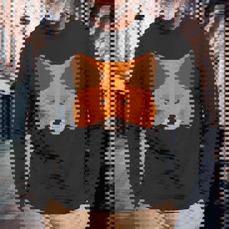 メタマスクフォックス 長袖Tシャツ 高齢者への贈り物