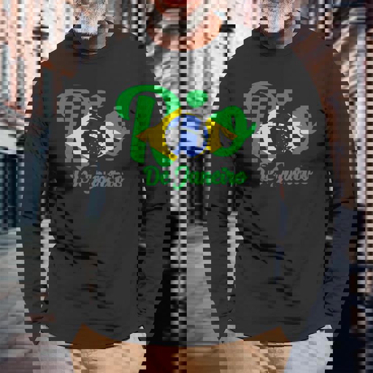 リオデジャネイロ ブラジル お土産 ブラジル 長袖Tシャツ 高齢者への贈り物