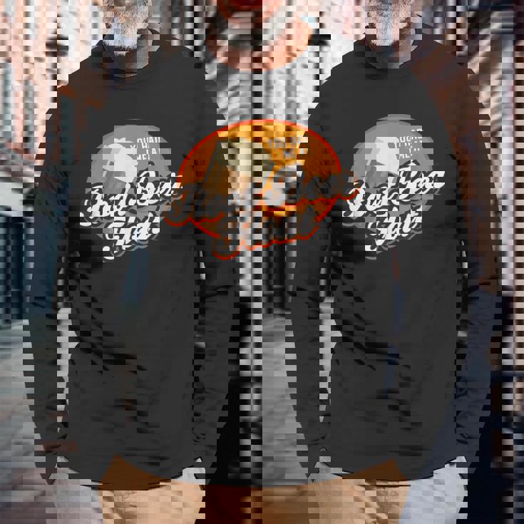 ルートビアフロートで私を持っていた 長袖Tシャツ 高齢者への贈り物