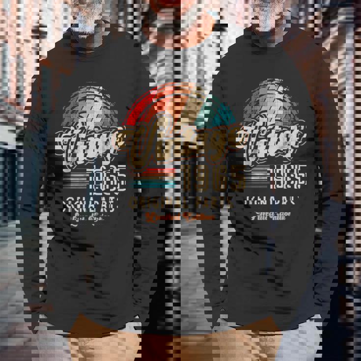 ヴィンテージ 1965 オリジナル・パーツ 限定版 誕生61周年記念 長袖Tシャツ 高齢者への贈り物