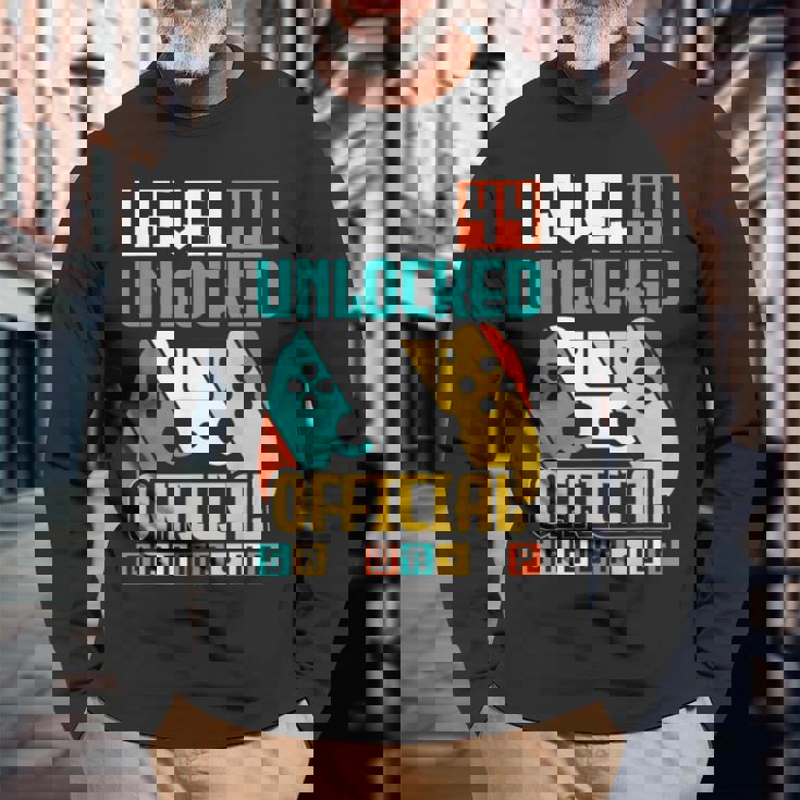 ヴィンテージ 44歳の誕生日 ゲーマー 44歳 ギフト 44歳の誕生日 長袖Tシャツ 高齢者への贈り物