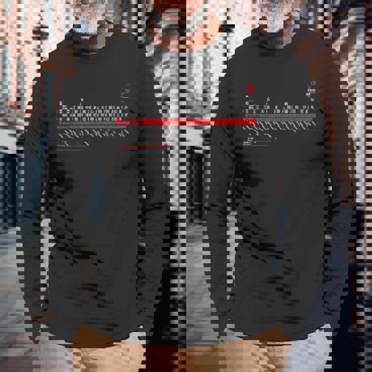 大阪日本電車近郊線鉄道 – お土産ルートマップ 長袖Tシャツ 高齢者への贈り物