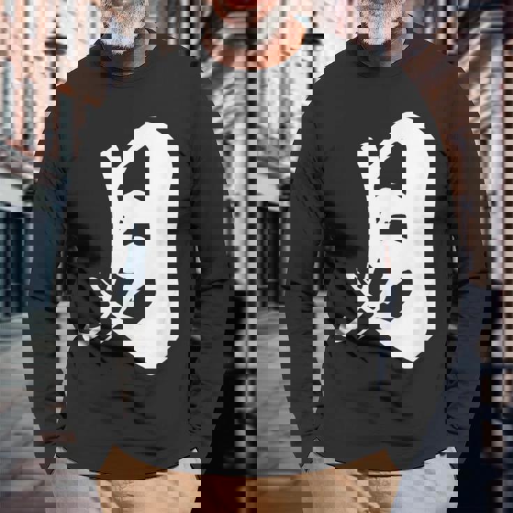 月 漢字 一文字 ムーン ルナ シンプル 黒 他カラー メンズ レディース 大きいサイズ 筆文字 長袖Tシャツ 高齢者への贈り物