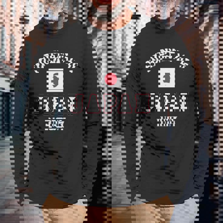 物件日本ラグビー日本代表旗選手ファンサポーター 長袖tシャツ 長袖Tシャツ 高齢者への贈り物