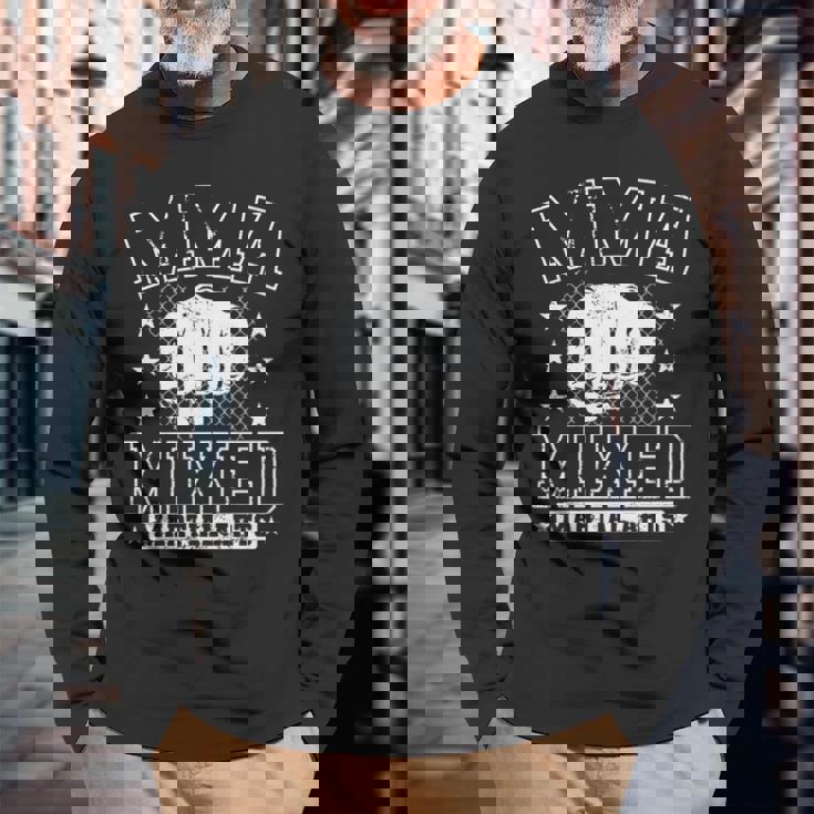 総合格闘技総合格闘技グローバルチャレンジ 長袖tシャツ 長袖Tシャツ 高齢者への贈り物