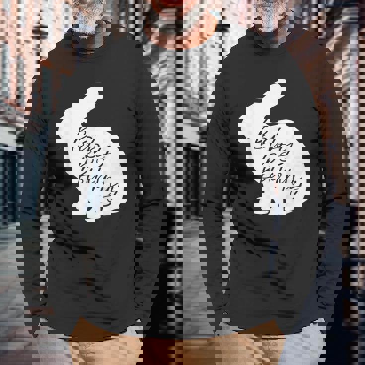 赤ちゃん バニー お揃い イースター 幼児 家族 息子 娘 ママ 長袖Tシャツ 高齢者への贈り物