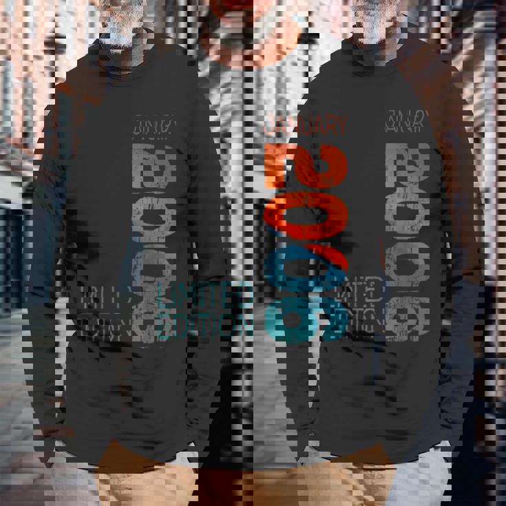 限定版 2006年1月 レトロ 2006年ヴィンテージ年 2006 長袖Tシャツ 高齢者への贈り物