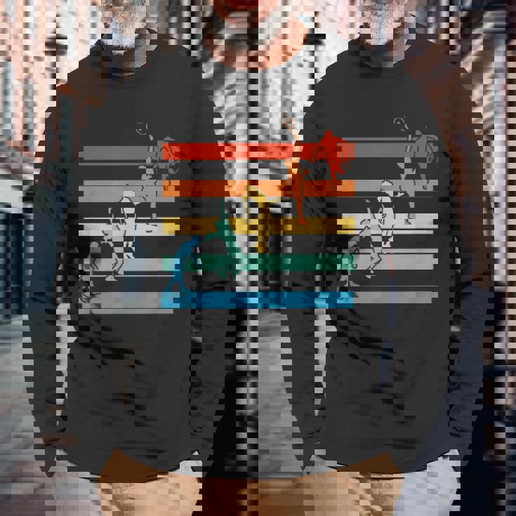 面白いtシャツ テニス おもしろ 服 ネタ メンズ テニス部 おもしろグッズ 大人 子供 ストライプ 長袖Tシャツ 高齢者への贈り物