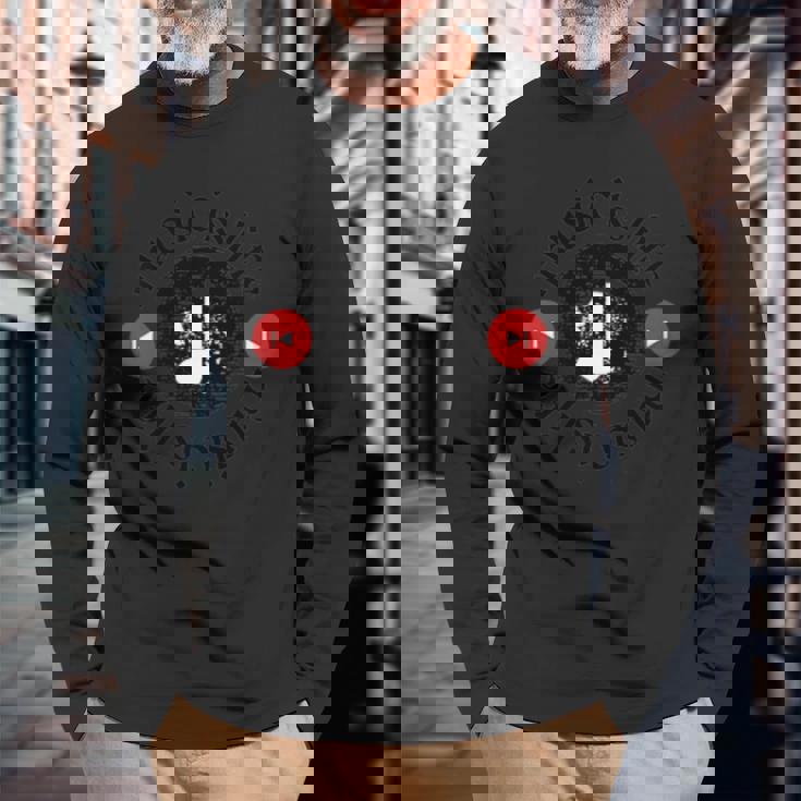 音楽好き。 長袖Tシャツ 高齢者への贈り物