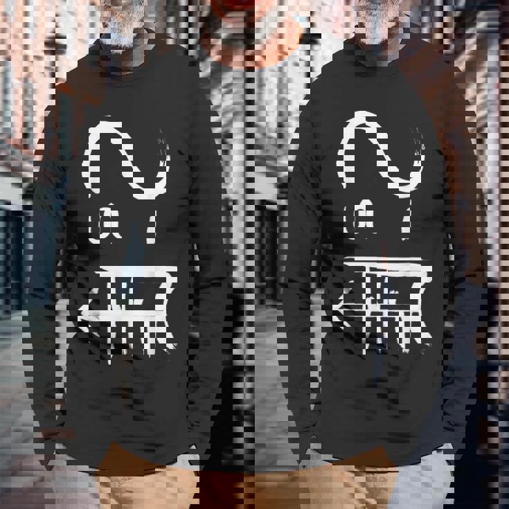 龍体文字 【 つる 】商売繁盛 人脈 幸運 長袖Tシャツ 高齢者への贈り物