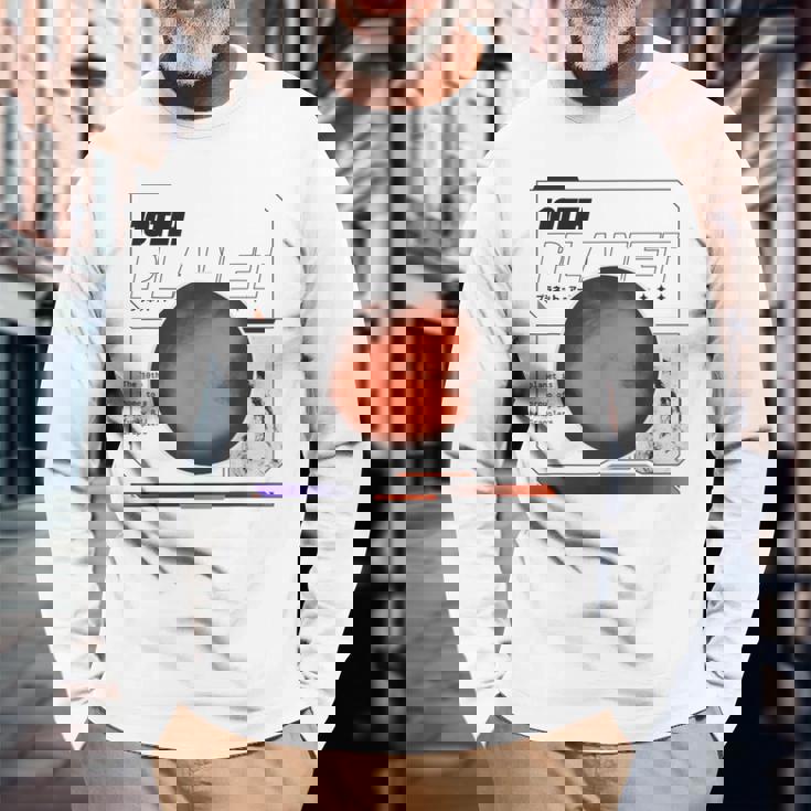 10Th Planet、Bjj、柔術、Mma、ノギ、グラップル、レスリング。 長袖Tシャツ 高齢者への贈り物