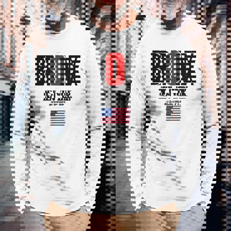 The Bronx Outfit I Love Bronx The Bronx New York City 長袖Tシャツ 高齢者への贈り物