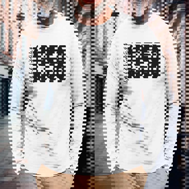 Limited Edition 1958年生まれ、68歳の誕生日 長袖Tシャツ 高齢者への贈り物