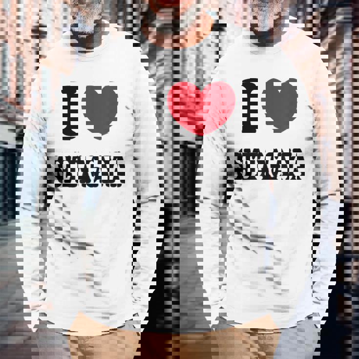 I Loveetagaya アイ・ラブ世田谷 長袖Tシャツ 高齢者への贈り物