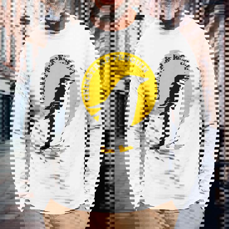 Reins ペンギン チンストラップ 長袖Tシャツ 高齢者への贈り物