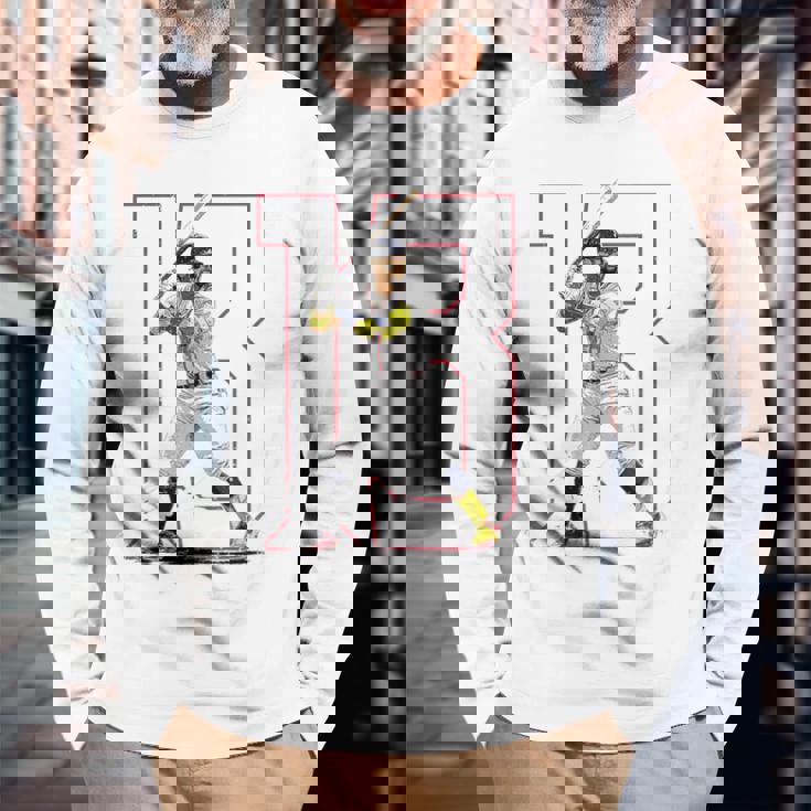 Ronald Acuna Jr 長袖Tシャツ 高齢者への贈り物