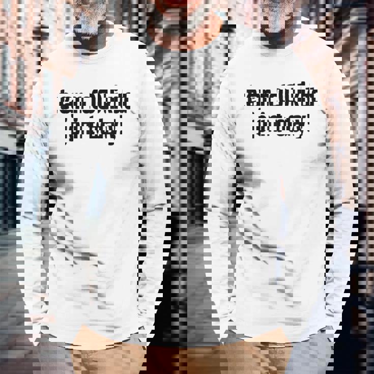 Team C00lkidd Join Today Coolkidd C00lkid クールキッド楽しいゲーム 長袖Tシャツ 高齢者への贈り物