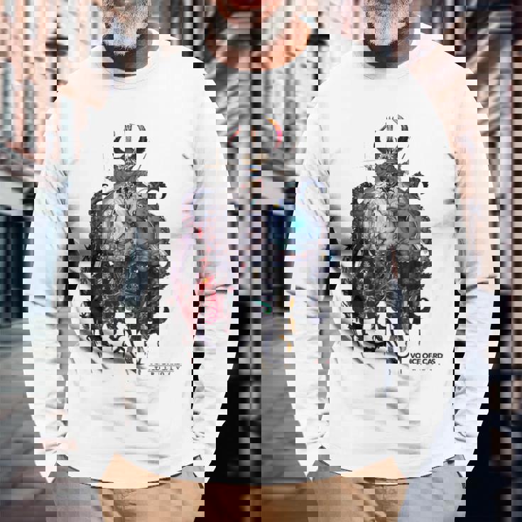 『Voice Of Cards できそこないの巫女』精霊ノ王 長袖Tシャツ 高齢者への贈り物