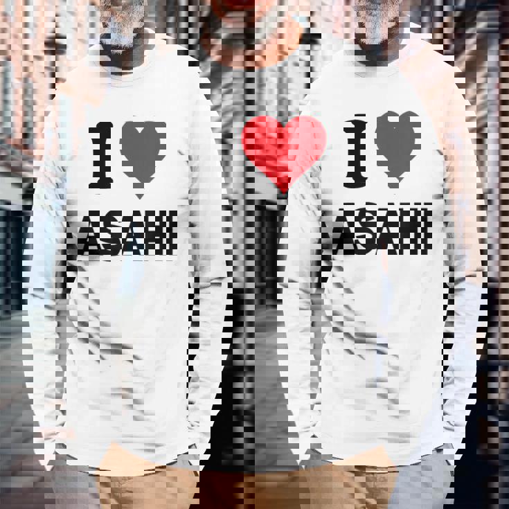 アイハート アサヒジャパン ラブ日本土産アイテム 長袖Tシャツ 高齢者への贈り物