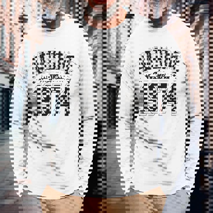 オーサム・ビンテージ1974年 長袖Tシャツ 高齢者への贈り物