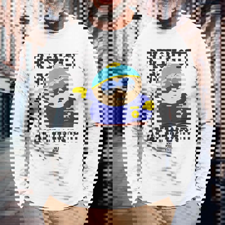 サウスパーク・カートマンリスペクト・マイ・オーソリティ 長袖Tシャツ 高齢者への贈り物