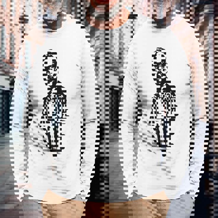 サルバドール・アジェンデ チリ社会主義者 長袖Tシャツ 高齢者への贈り物