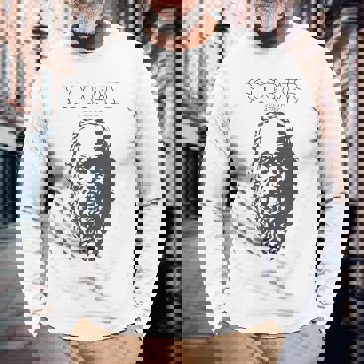 ソクラテスtシャツ 古代ギリシャ哲学者 長袖Tシャツ 高齢者への贈り物