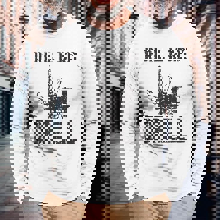 ドリル ベビードリル ドリル 長袖Tシャツ 高齢者への贈り物