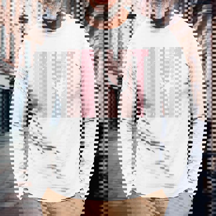 バレエ カットアウト アラベスク バックプリント ダンス 長袖Tシャツ 高齢者への贈り物