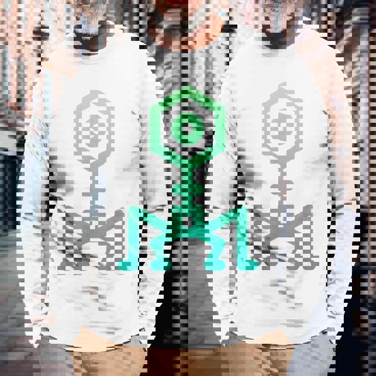 ファージバクテリオファージ療法 微生物学 長袖Tシャツ 高齢者への贈り物