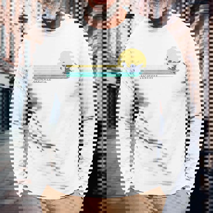 レトロオウム ピックルボール 長袖Tシャツ 高齢者への贈り物