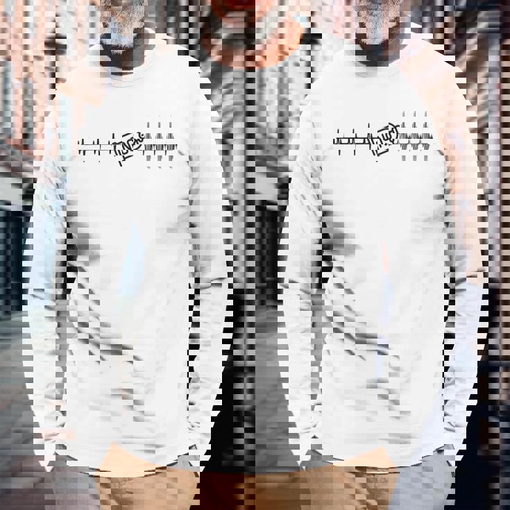 亜酸化窒素nosの前後のファニーマイハートレート 長袖Tシャツ 高齢者への贈り物