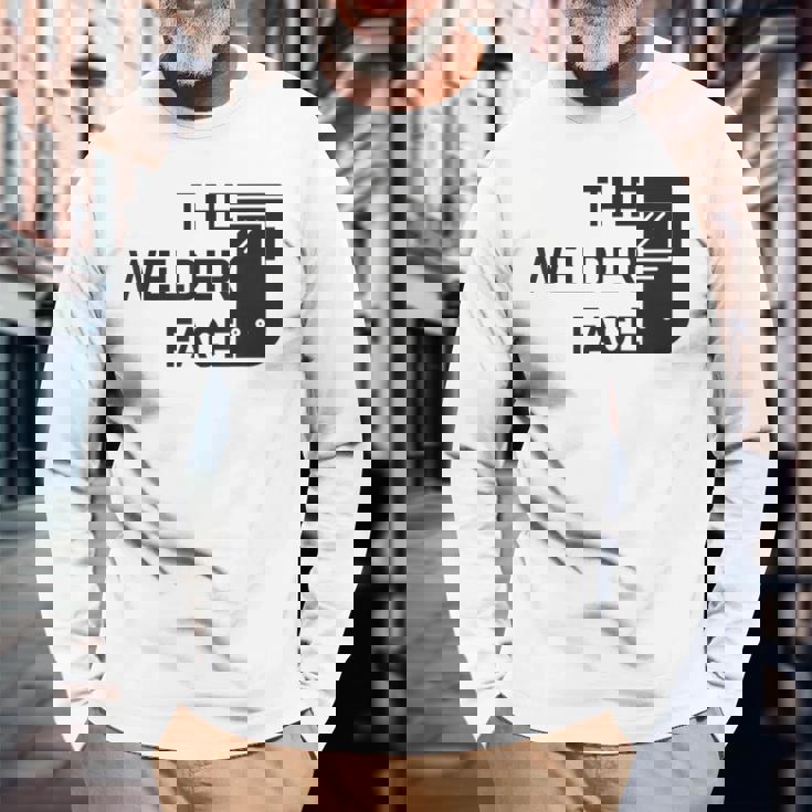 溶接機の端面溶接 溶接 長袖Tシャツ 高齢者への贈り物