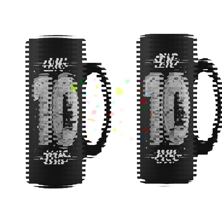 10 Year Old Rock Climbing 10th Birthday Adventures Climber Coffee Mug