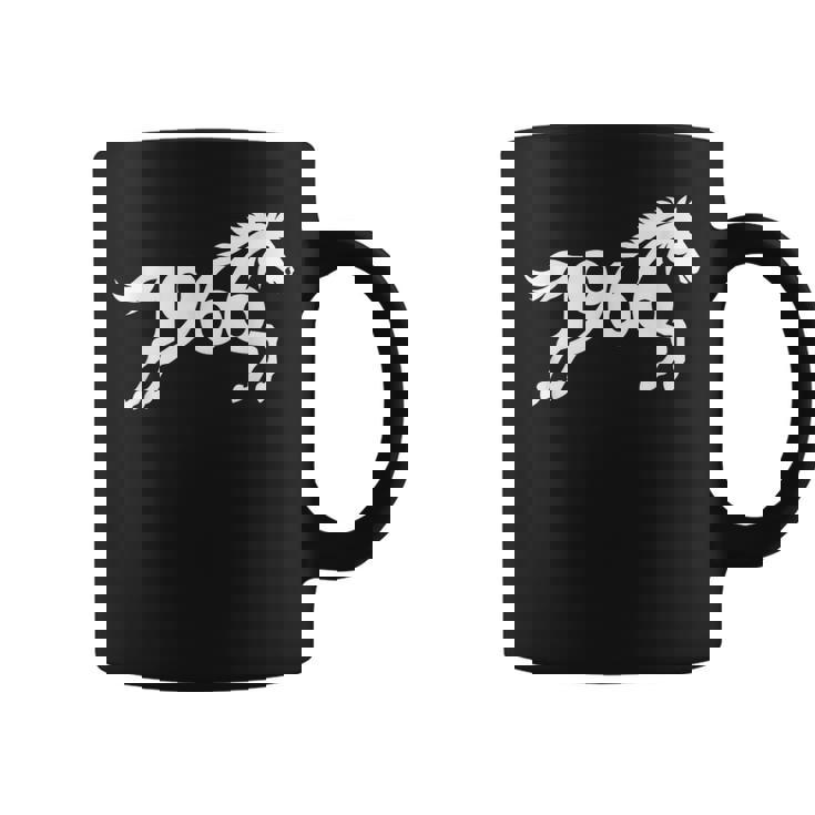 1966 馬 中国の干支 年 パーソナライズ ワードアート コーヒーマグ