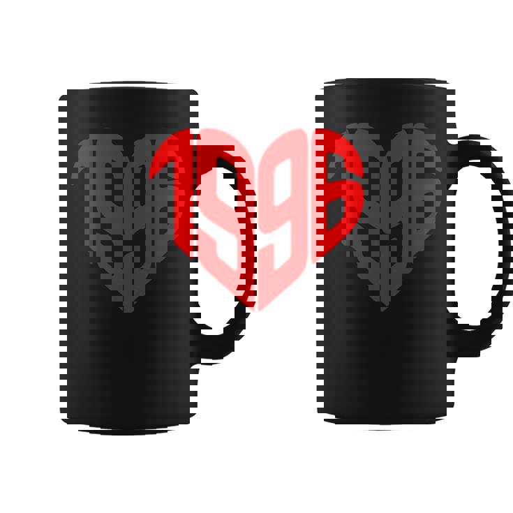 1996年ハート型ヴィンテージ 1996年ハート型愛 30歳の誕生日に コーヒーマグ