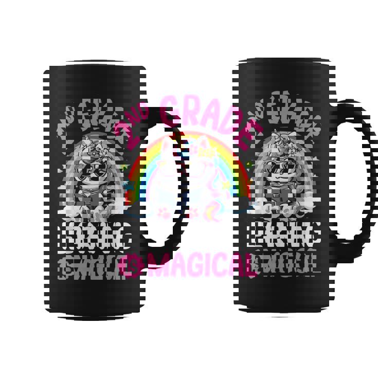 2Nd Grade Unicorn Cat Magical Caticorn Back Tochool コーヒーマグ